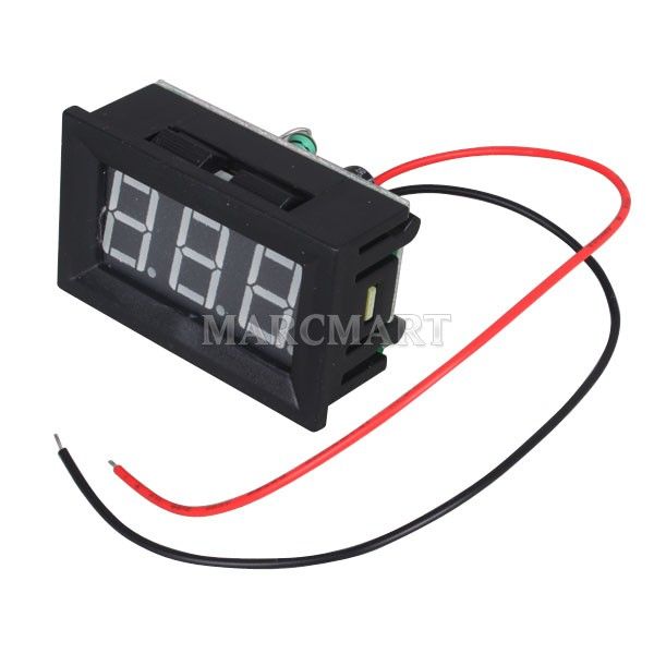 2x Digital Green DC 7 55V Voltmeter LED Display Digital Voltage Panel 