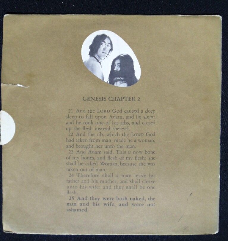 JOHN LENNON/YOKO ONO Two Virgins 1968 APPLE LP NM w/Bag  