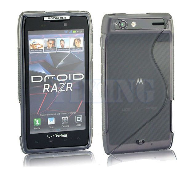   line TPU Case Cover for Motorola Droid Razr Verizon XT910  