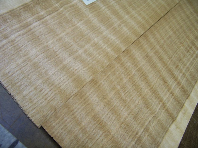 1579 European Curly White Oak veneer 11 sqft.  