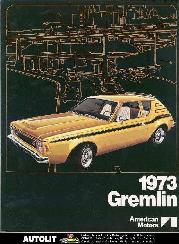 1973 AMC Gremlin & Gremlin X Brochure Export  