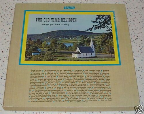 Old Time Religion Word SLP 103 4 LP Set Various Artists  