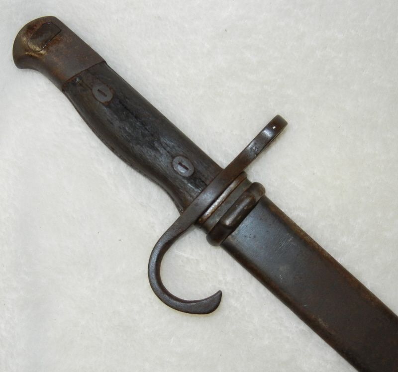 ORIGINAL WW2 IMPERIAL JAPANESE BAYONET & METAL SCABBARD   G.I. WAR 