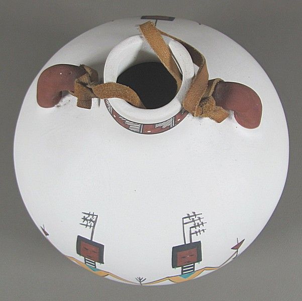 Mary Saxon Navajo Native American Pottery Jug  