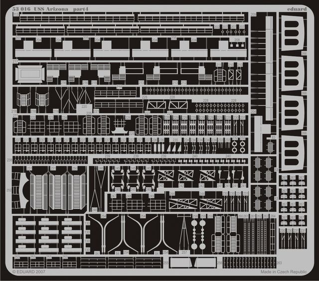 eduard 1/350 USS Arizona details set 53016  