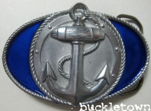 Buckle Anker Bullauge Sailor Anchor Tattoo Seefahrer  