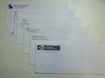   envelopes to promote your business   for only $50.00 more per order of