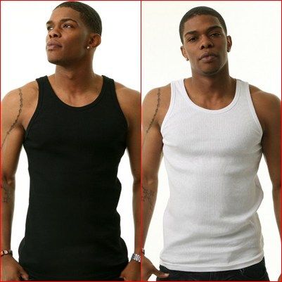 Lot Mens Wife beater A SHIRT Tank Top Undershirt S 3X  