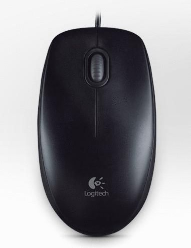 Logitech B100 USB Wired Optical Combo Mouse 910 001439  