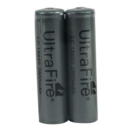 UltraFire LC 18650 2400mAh 3.7V Rechargeable Battery Grey w 