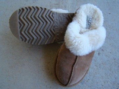 UGG SCUFFETTE Slippers Shoes CHESTNUT Size 1 EU 31  