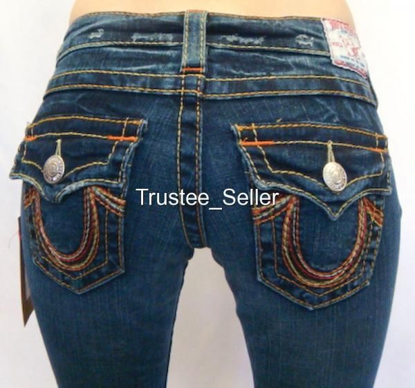 True Religion Jeans Joey Big T Rainbow Urban Cowboy 24  