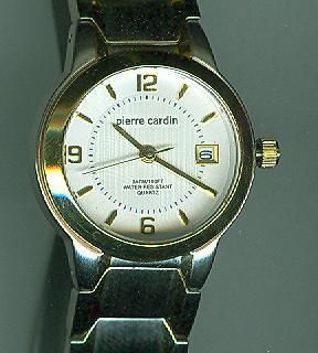 NEW LADIES PIERRE CARDIN DRESSY TWO TONE BRACELET WATCH  