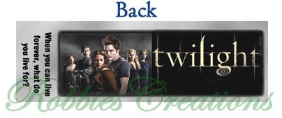 Lot  EDWARD BELLA TWILIGHT BOOKMARKS Book mini Poster  