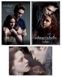 MOVIE POSTER 3 SET ~ TWILIGHT Couple LOT Rob Pattinson  