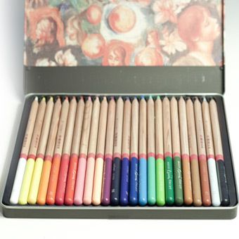 24 Color Artists Pencils, Artist Grade Colored pencil 24 Color Set 