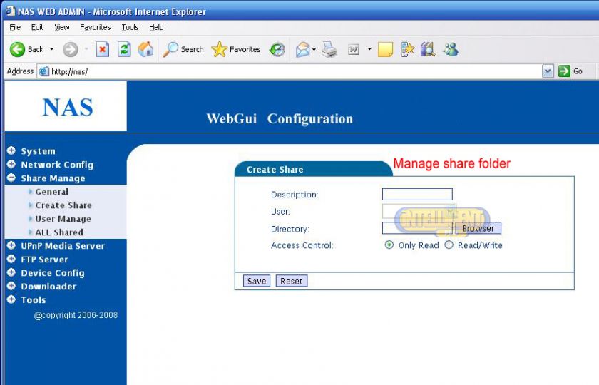 USB NAS FTP SAMBA NETWORK PRINT SERVER BT CLIENT + DLNA  