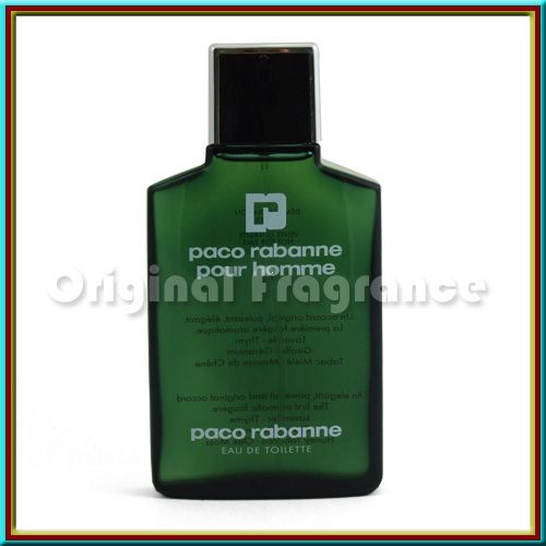 POUR HOMME ~ PACO RABANNE ~ COLOGNE 3.4 EDT ~ tst ~  