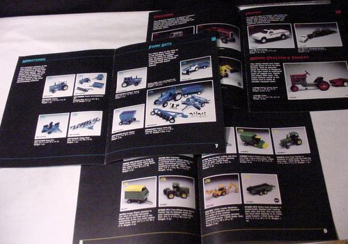 ERTL 1985 BLUEPRINT REPLICAS Sales Lit DEERE, FORD+ Toy Tractors Farm 