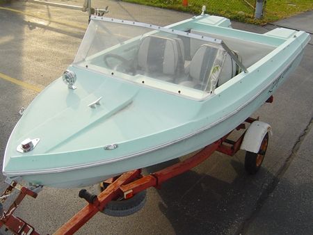 14 Shell Lake Lund Dart Fiberglass Runabout Boat 14 Shell Lake Lund 