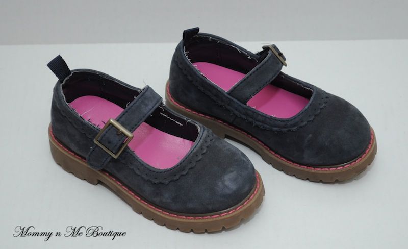 Baby Gap Navy Blue Mary Janes Shoes Toddler 8  