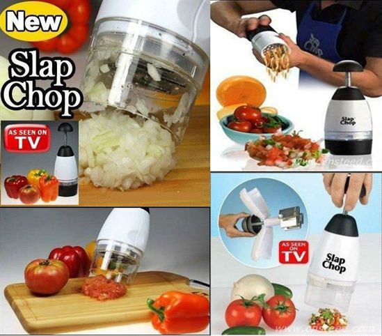 Slap Chop Graty Set Food Chopping Cut Chop Crushing Mashing Fruit 