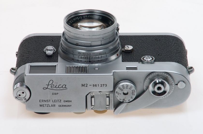 LEICA M2 CAMERA LEITZ SUMMICRON 2/50 METER UVa CAP XTRA  