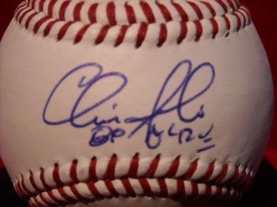 CHRIS SABO Signed Baseball Autograph REDS Proteam MLB Letter 