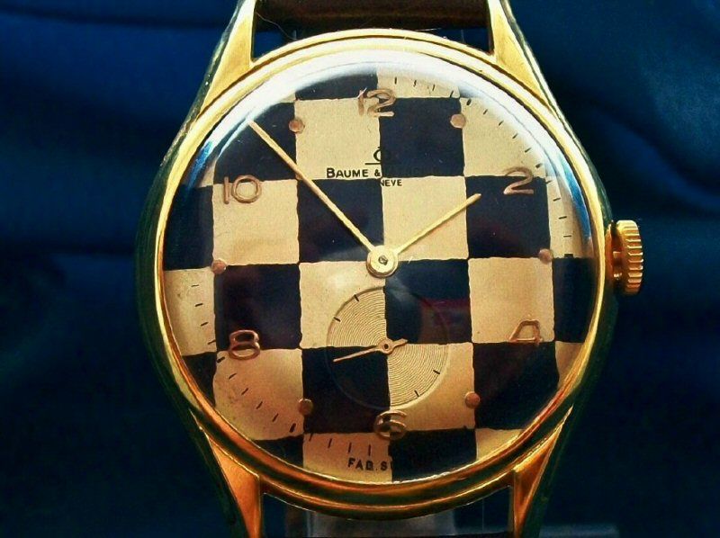 RARE BAUME & MERCIER GAMES MEN’S GOLD – PLATED . NO RES  