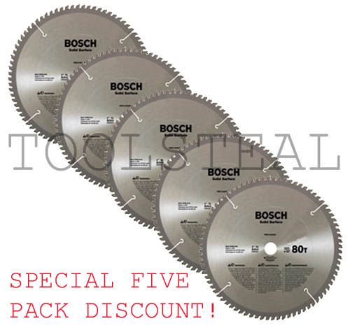 THIS LISTING IS FOR A 5 PACK OF BOSCH PRO1480ST LOW RPM METAL CUTTING 