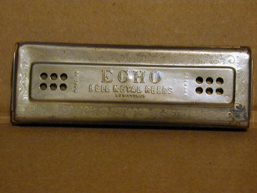   Hohner Double Echo Harp Harmonica C/G Metal Reed Germany  