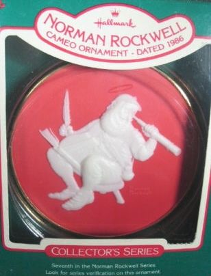 Hallmark 1986 NORMAN ROCKWELL CAMEO  MIB  