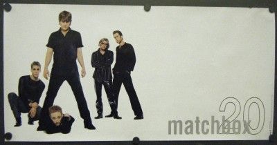 MATCHBOX 20 PROMO POSTER GROUP SHOT 1998 ROB THOMAS  