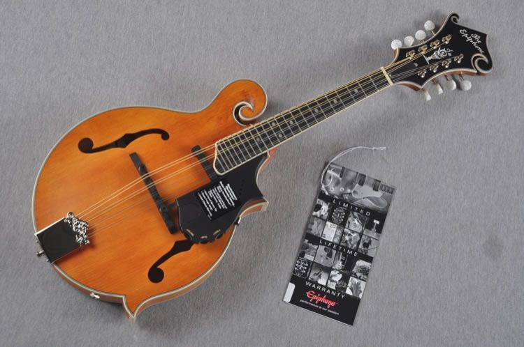 Epiphone MM 50E Professional Bluegrass Electric Mandolin MM50 MM50E 