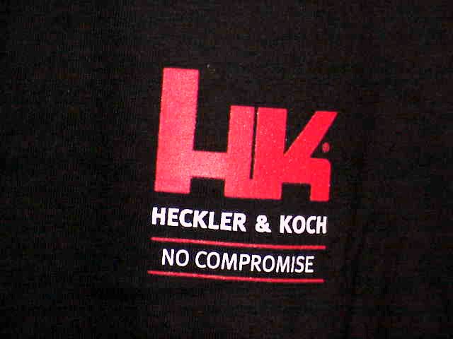 HECKLER & KOCH T SHIRT,BENCHMADE HK T SHIRT SIZE LG TG  