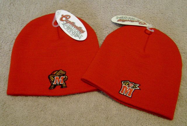 MARYLAND TERRAPINS Winter Knit Red Beanie Skull Cap / Hat NEW  