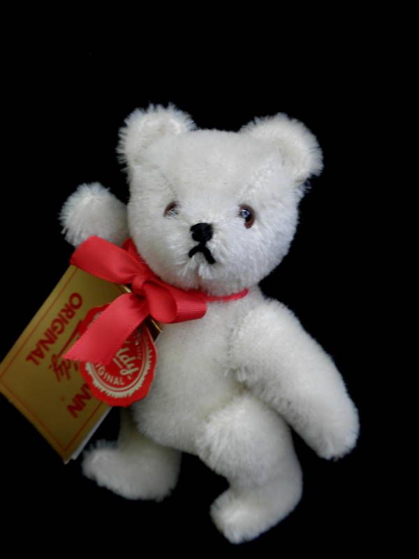 HERMANN Original W Germany Mohair TEDDY BEAR hang tags  