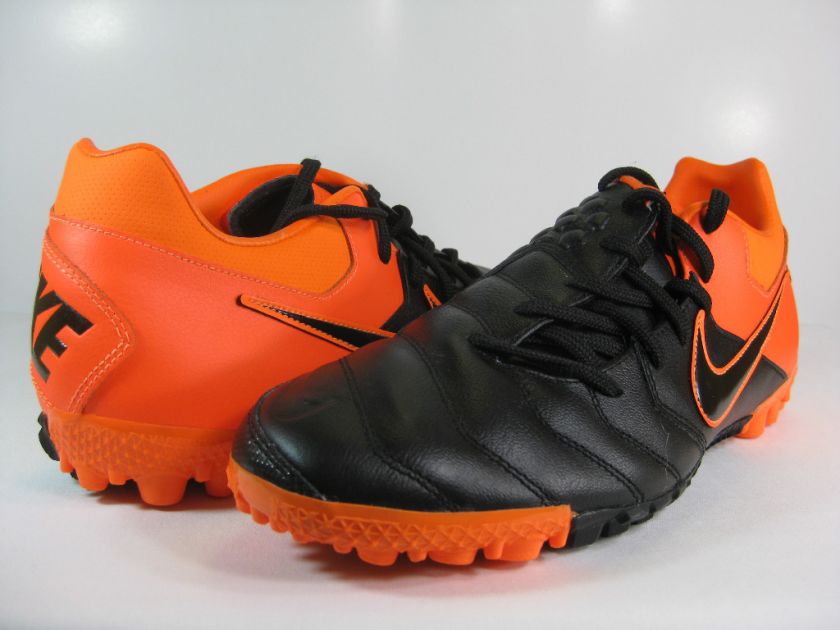   009 NEW MENS NIKE 5 BOMBA PRO BLACK/TEAM ORANGE  INDOOR SOOCER   