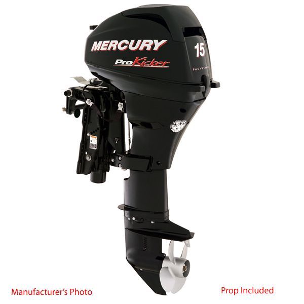   MARINE 2008 F15EXLHPT 15HP PROKICKER BOAT OUTBOARD MOTOR TILLER  