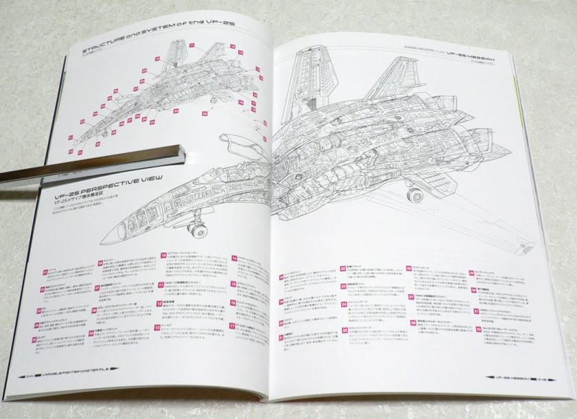 VF 25 MESSIAH MASTER FILE BOOK Macross F Valkyrie w/Obi  