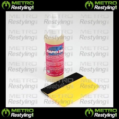 RAPID TAC 4oz & HQ Felt Edge Squeegee Application KIT  