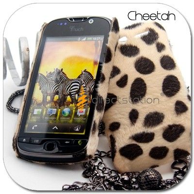 Cheetah VELVET Hard Case Cover HTC Tmobile MyTouch 4G  