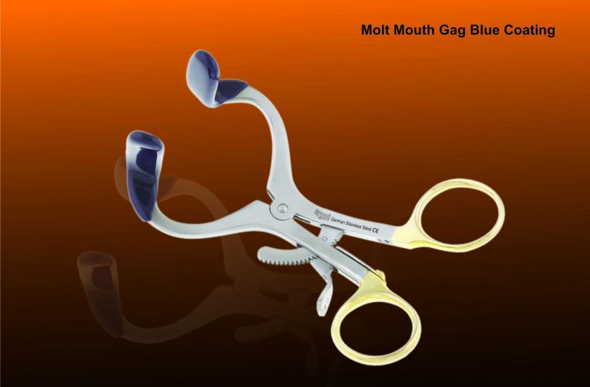 Molt Mouth Gag Blue 4.5 Dental Surgical Instruments.  