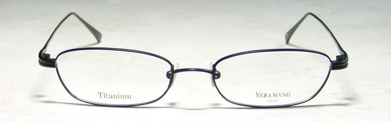 NEW VERA WANG LUXE BRILLIANCE 51 17 130 TITANIUM NITE EYEGLASSES 