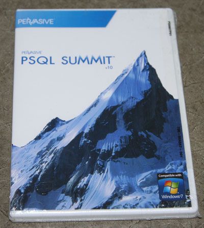 PERVASIVE PSQL SUMMIT V10 SP3 10*USER P10 150672 01 NEW  