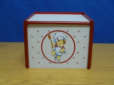 Campbells Soup Wooden Recipe Card Box X81  