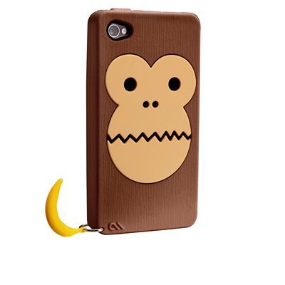 Case Mate Bubbles   Silicone iPhone 4 Case (Brown)  