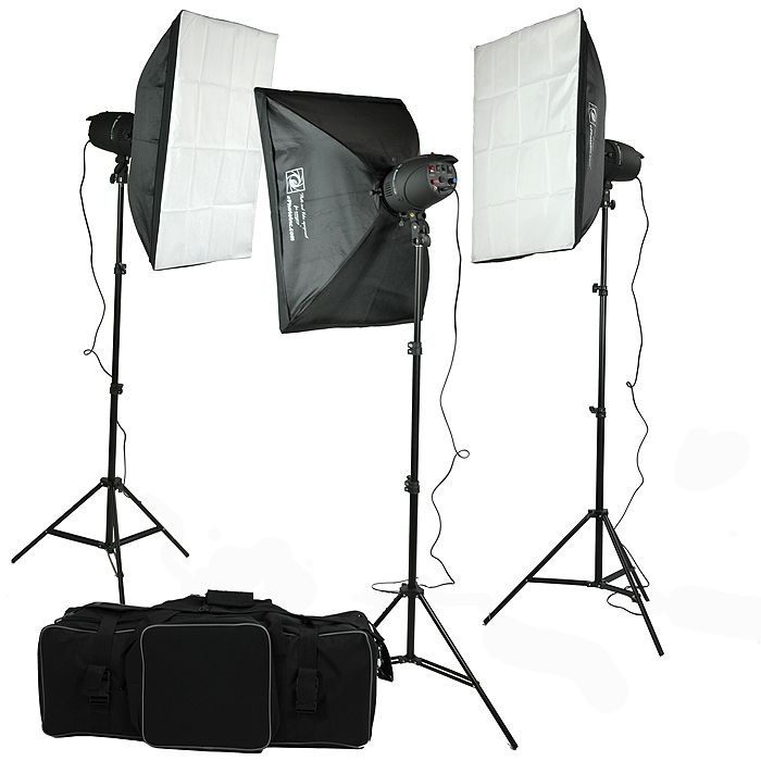 900W PHOTOGRAPH STUDIO LIGHT STROBE LIGHTING FLASH KIT  