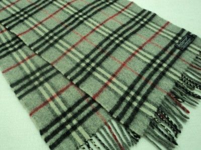 BURBERRYS OF LONDON LAMBSWOOL SCARF