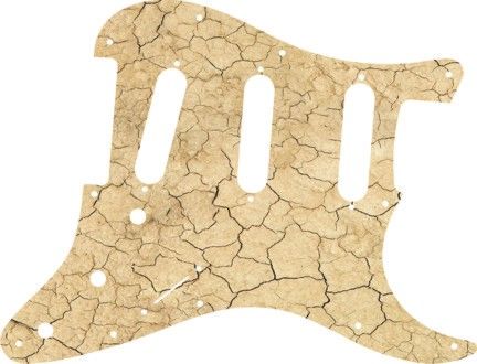 Pickguard for Fender Strat Stratocaster Guitar Dry Dirt   FREE 